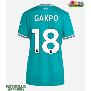 Liverpool Cody Gakpo #18 Tredje Tröja Kvinnor 2025-26 Kortärmad